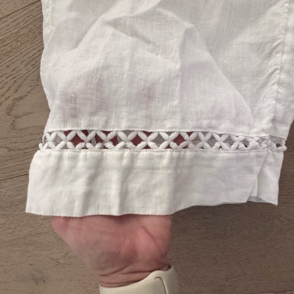 Joie 100% Linen Wide Leg Pants size M - Picture 7 of 8